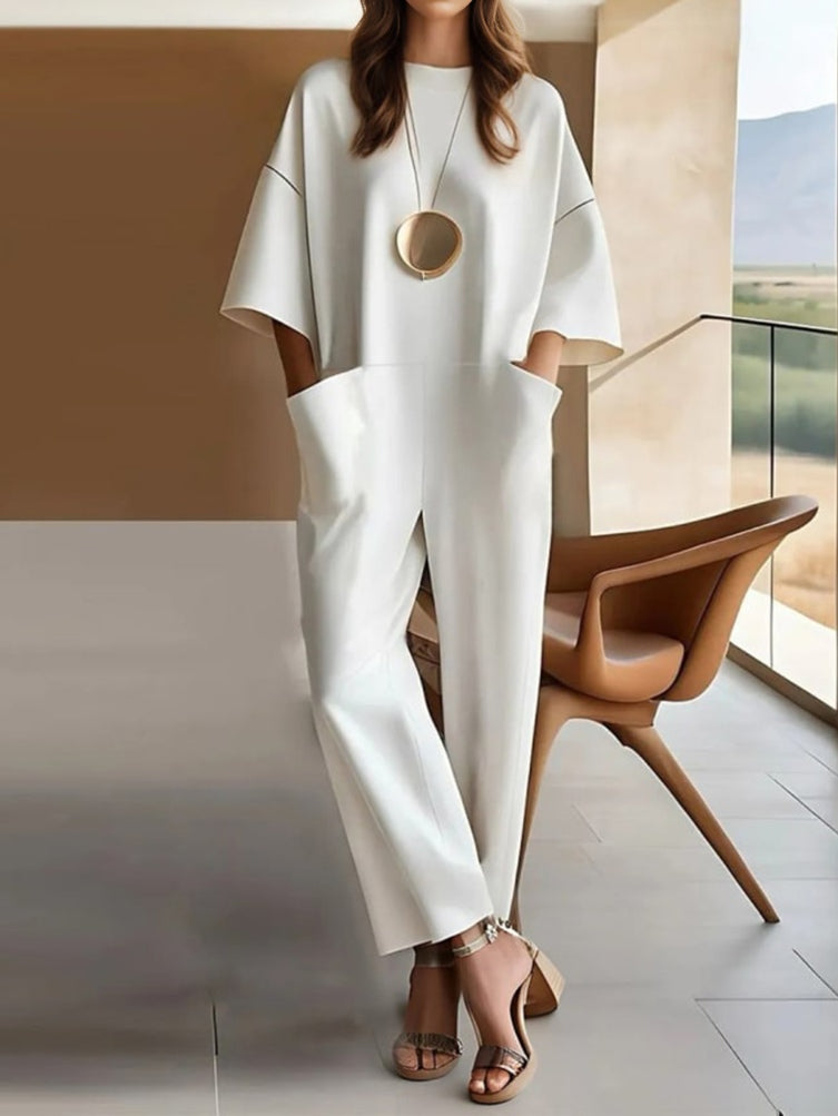Combinaison en Coton Élastique Ample